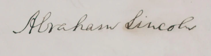 Abraham Lincoln Historic Hand-Written 1865 Document During The Civil War - Image 3