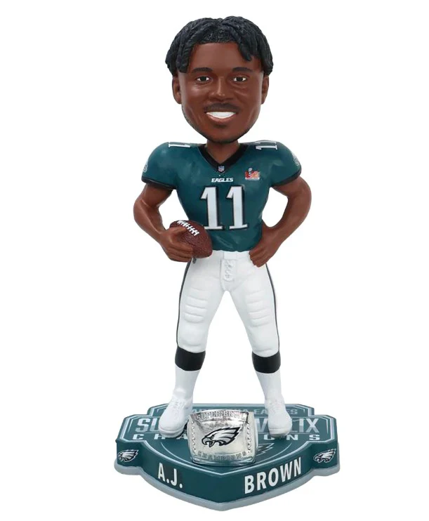 AJ Brown Philadelphia Eagles Super Bowl LIX Champions 8" Bobble Head