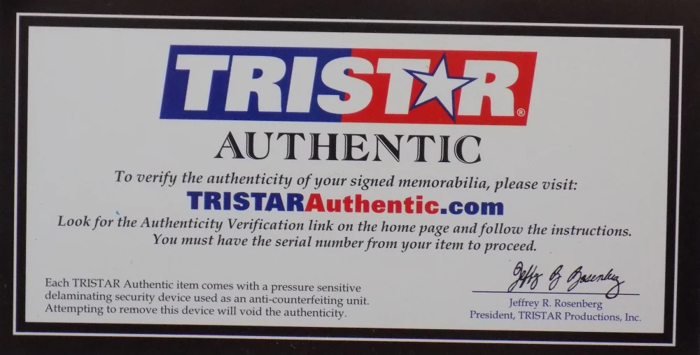 Allen Iverson Philadelphia 76ers Autographed NBA Basketball - TriStar Authenticated - Image 2