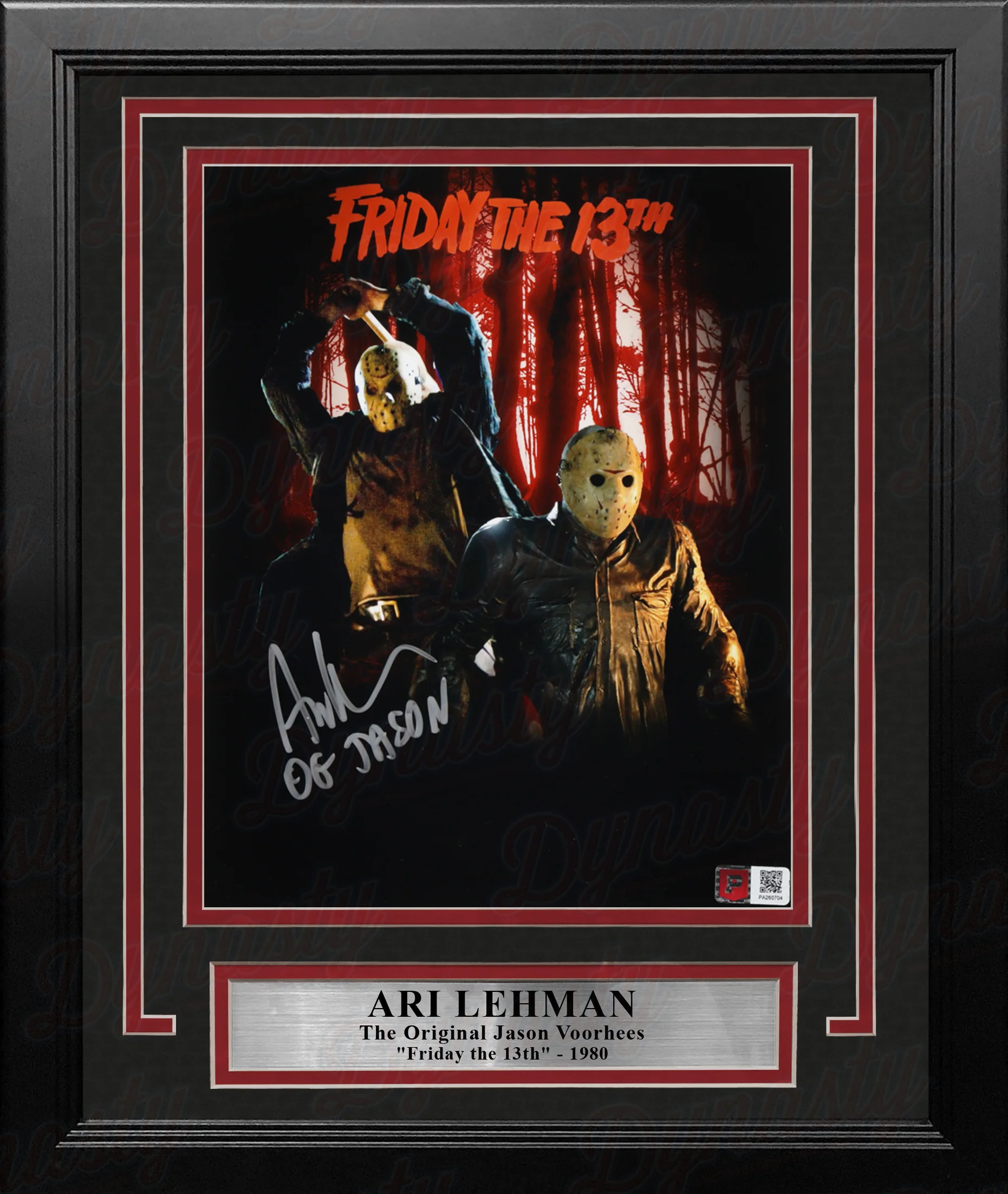 Ari Lehman Autographed "Friday the 13th" Jason Voorhees 8" x 10" Framed Movie Photo