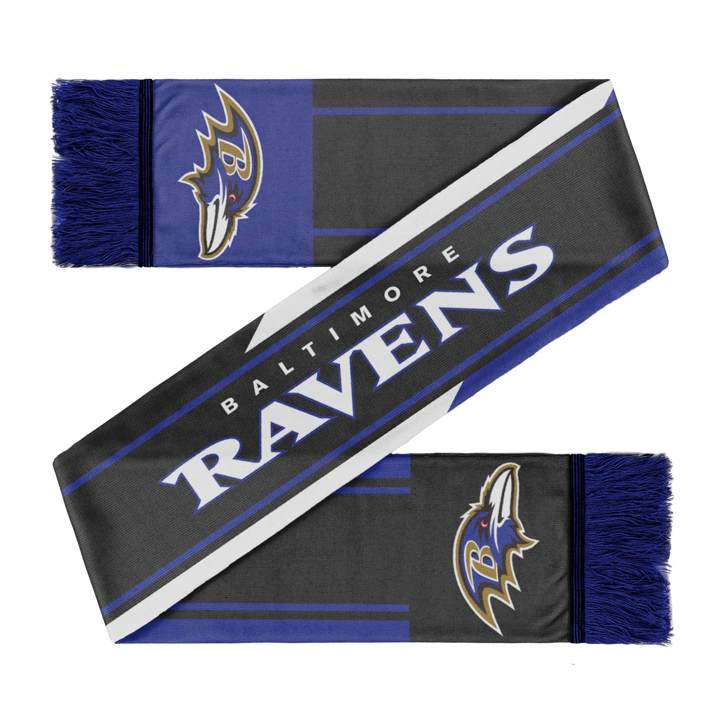 Baltimore Ravens Colorwave Wordmark Scarf
