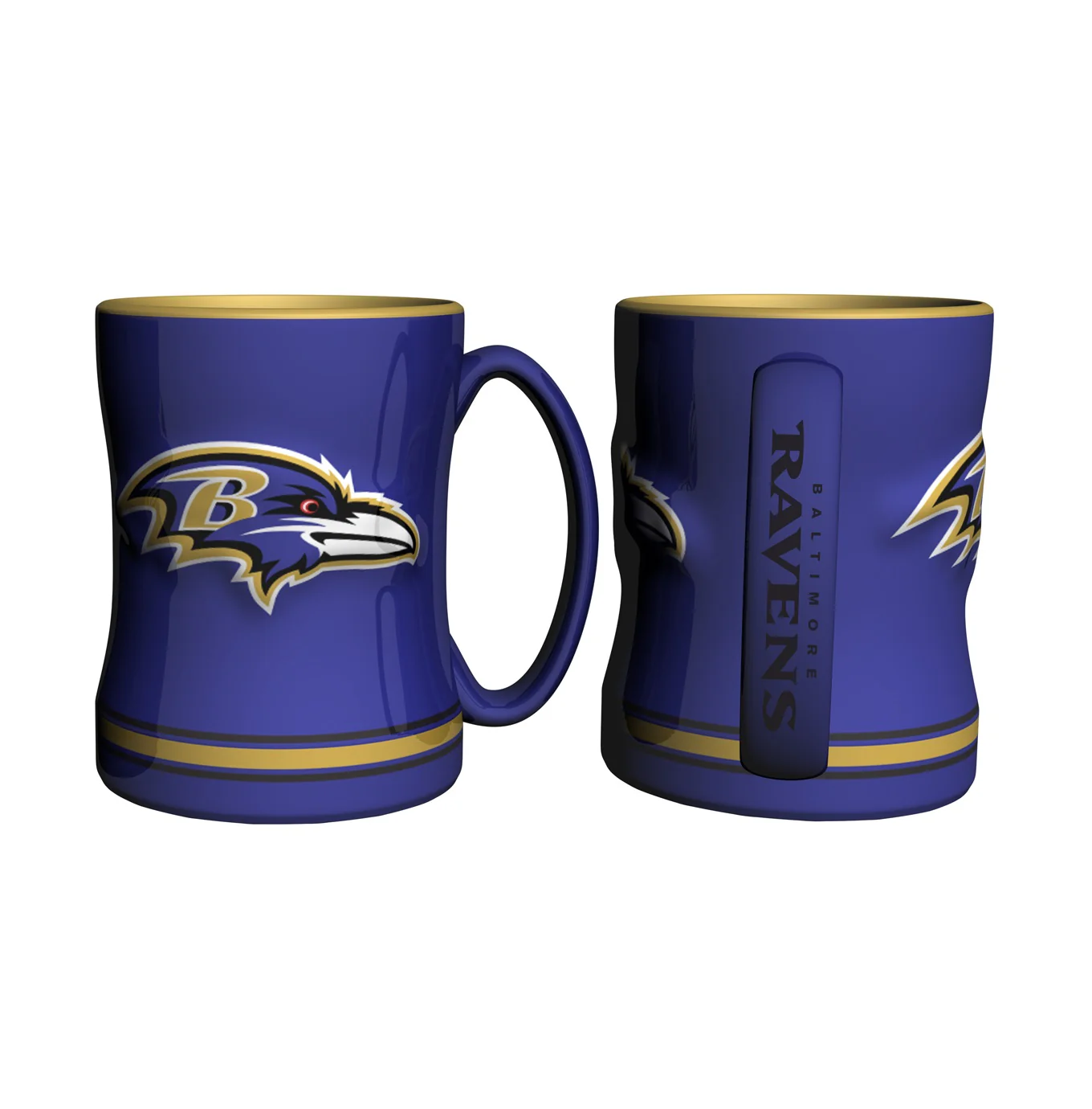 Baltimore Ravens Logo Relief Coffee Mug