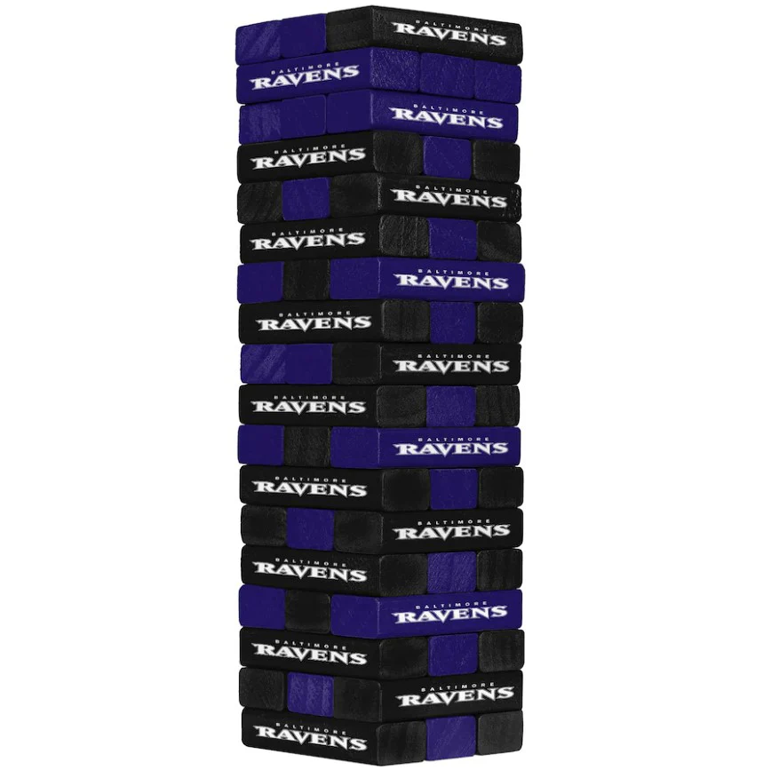 Baltimore Ravens Stackable Blocks Game