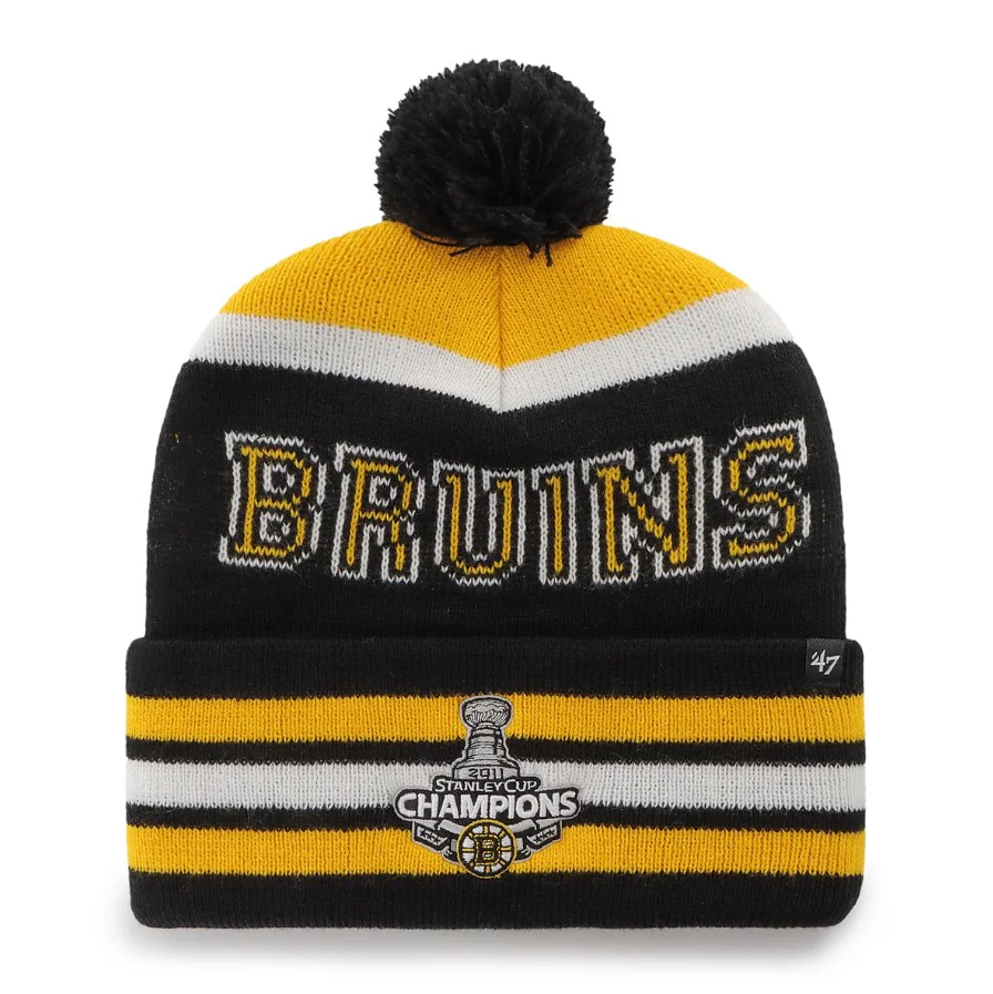 Boston Bruins 100th Anniversary Return of a Champion '47 Cuff Knit Hat