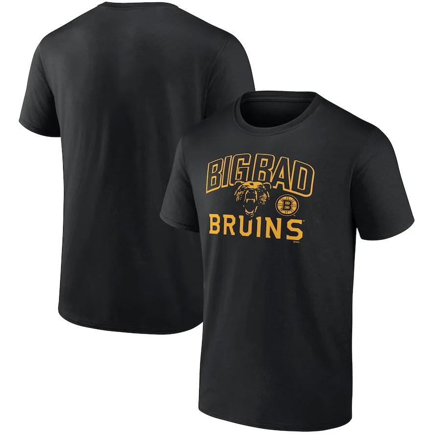 Boston Bruins Black Ice Cluster T-Shirt