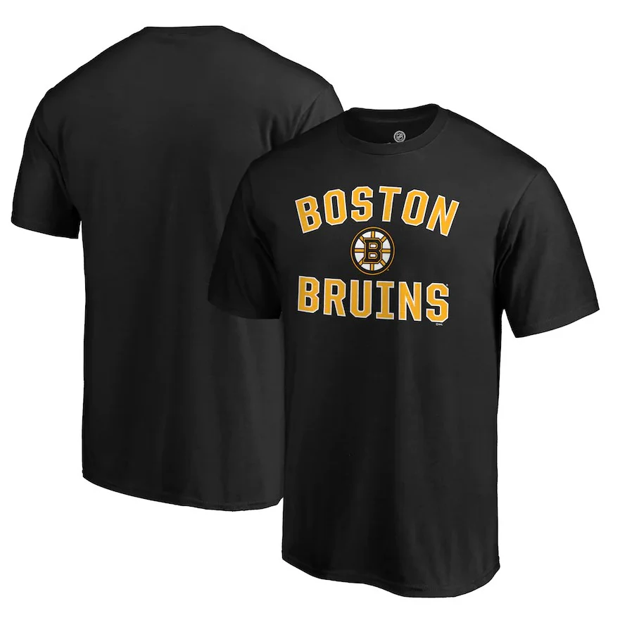 Boston Bruins Black Victory Arch T-Shirt
