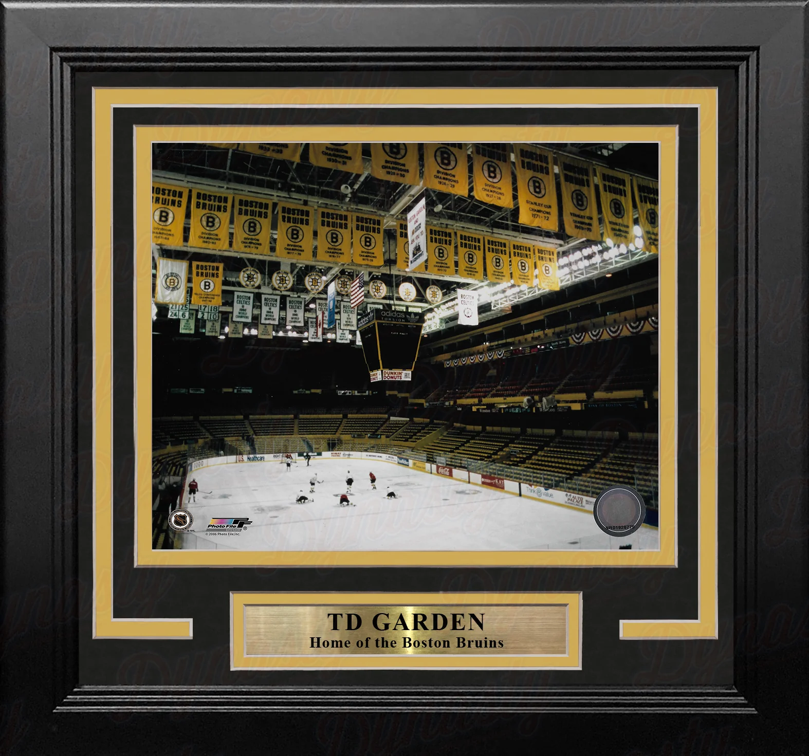 Boston Bruins TD Garden 8" x 10" Framed Vintage Hockey Stadium Photo