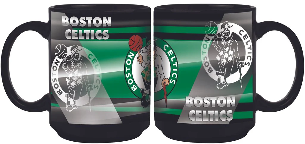 Boston Celtics 11oz. Shadow Sublimated Coffee Mug - Black