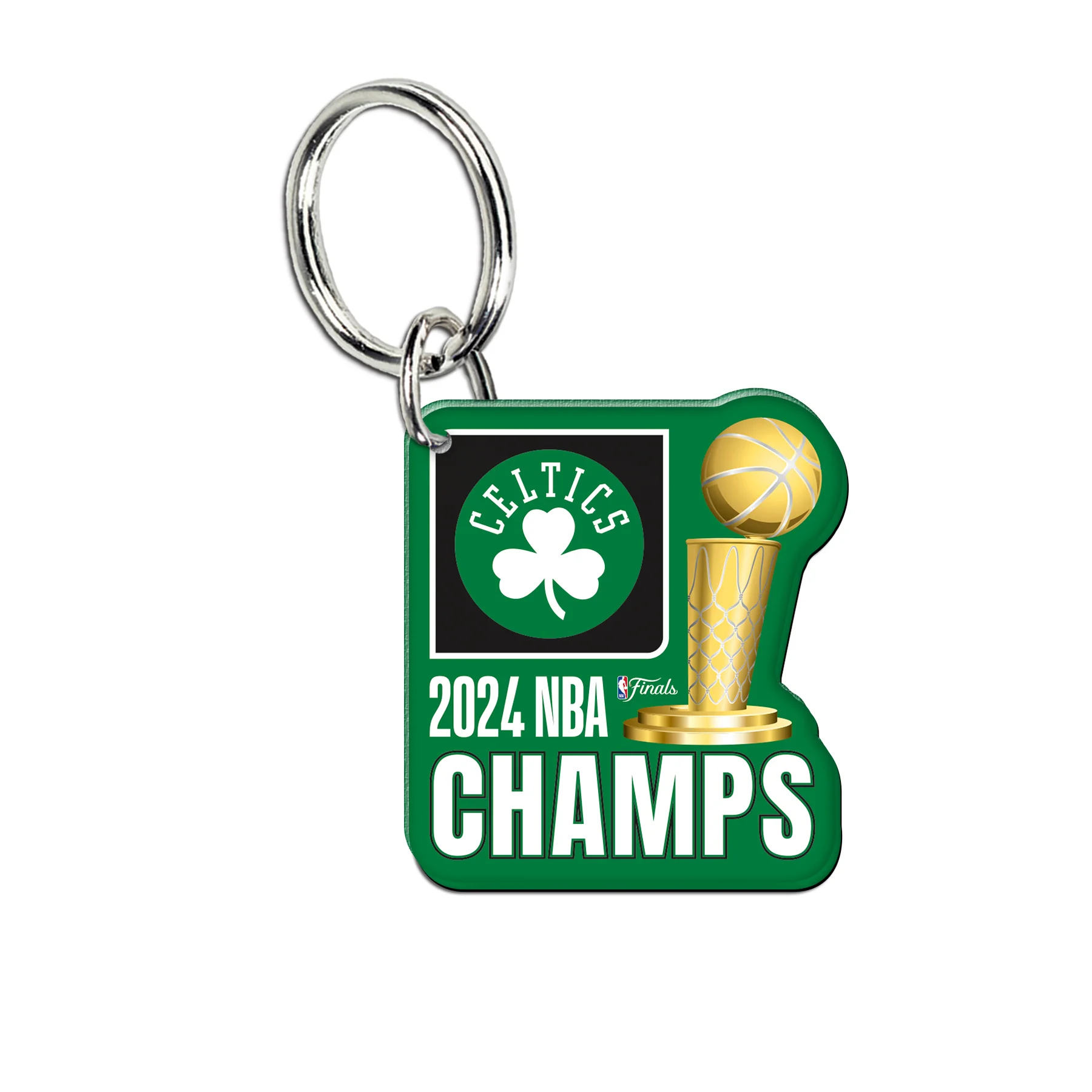 Boston Celtics 2024 NBA Champions Acrylic Logo Keychain