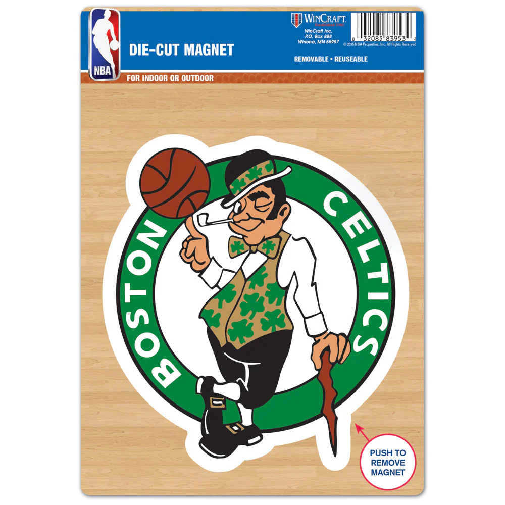 Boston Celtics 8" Die-Cut Magnet