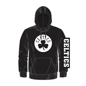 Boston Celtics Black & White Put Me In Coach Hooded Sweatshirt