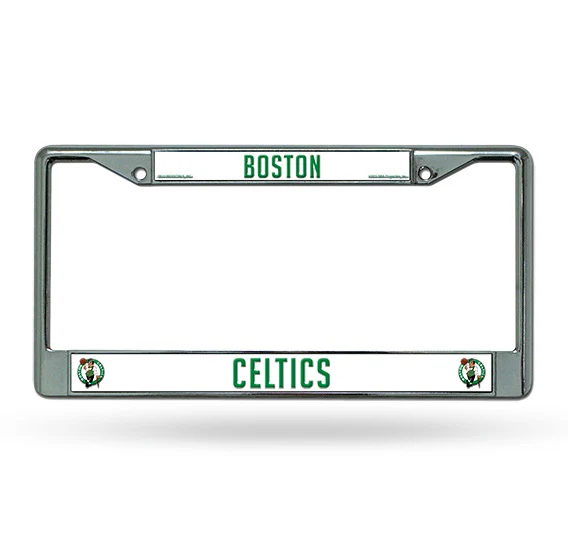 Boston Celtics Chrome License Plate Frame