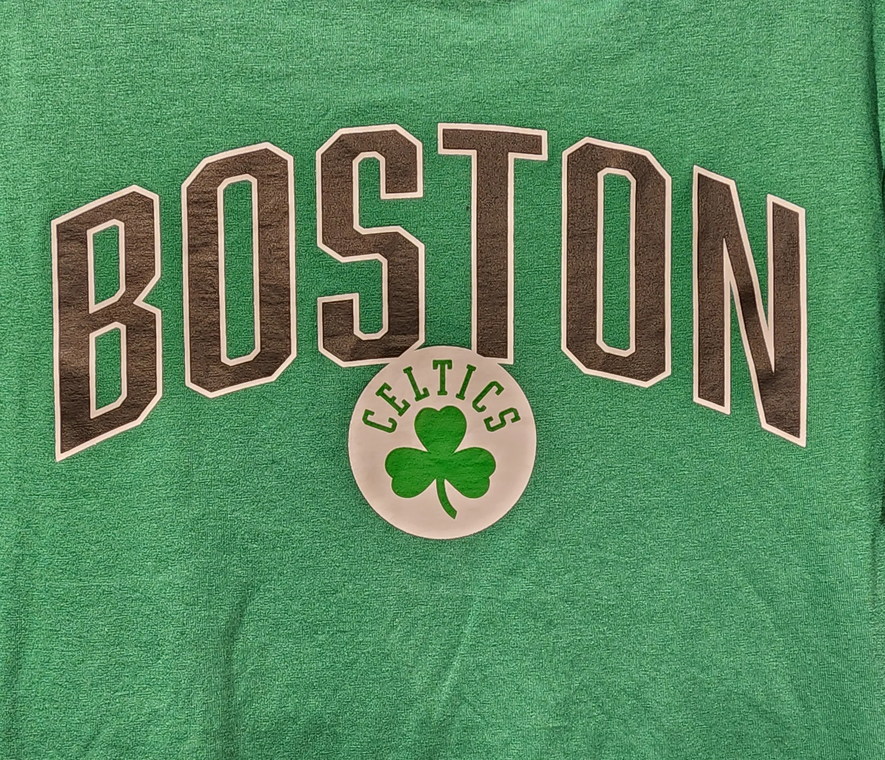 Boston Celtics Green Cotton Crew City Logo T-Shirt