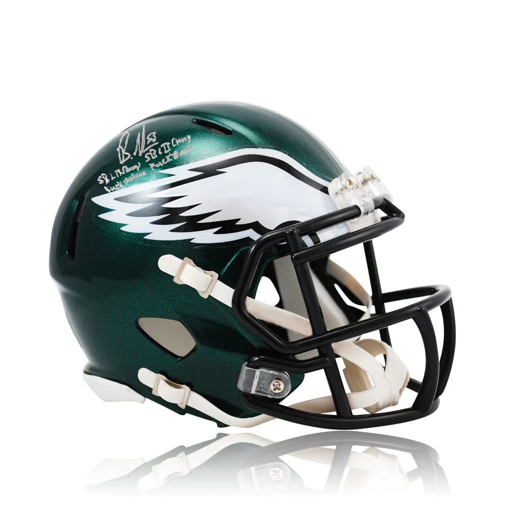 Brandon Graham Philadelphia Eagles Autographed Speed Helmet with Multiple Super Bowl Inscriptions