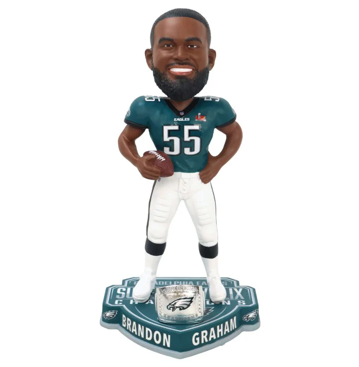 Brandon Graham Philadelphia Eagles Super Bowl LIX Champions 8" Bobble Head