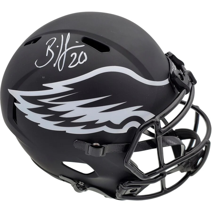 Brian Dawkins Philadelphia Eagles Autographed Full-Size Eclipse Helmet with Inscriptions