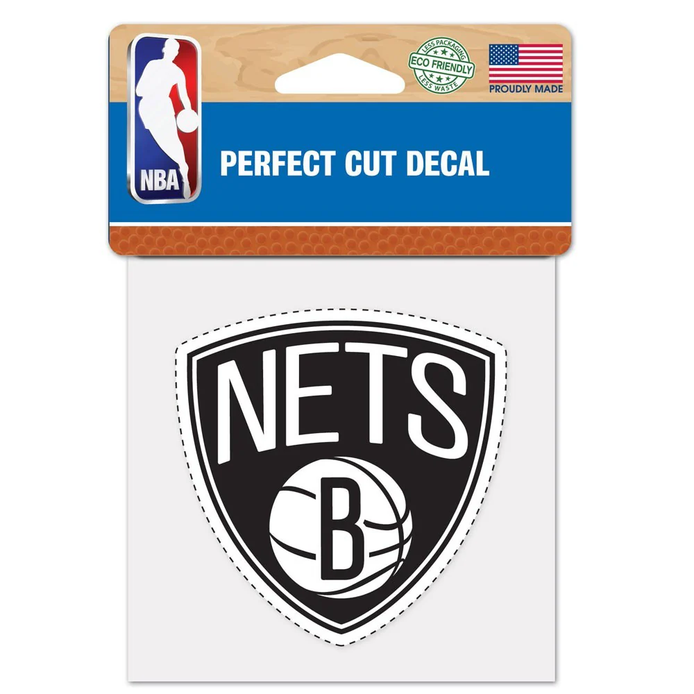 Brooklyn Nets 4" x 4" Decal