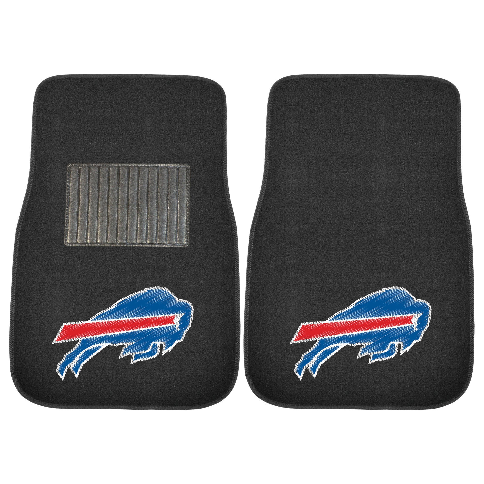 Buffalo Bills 2 Piece Embroidered Car Mat Set