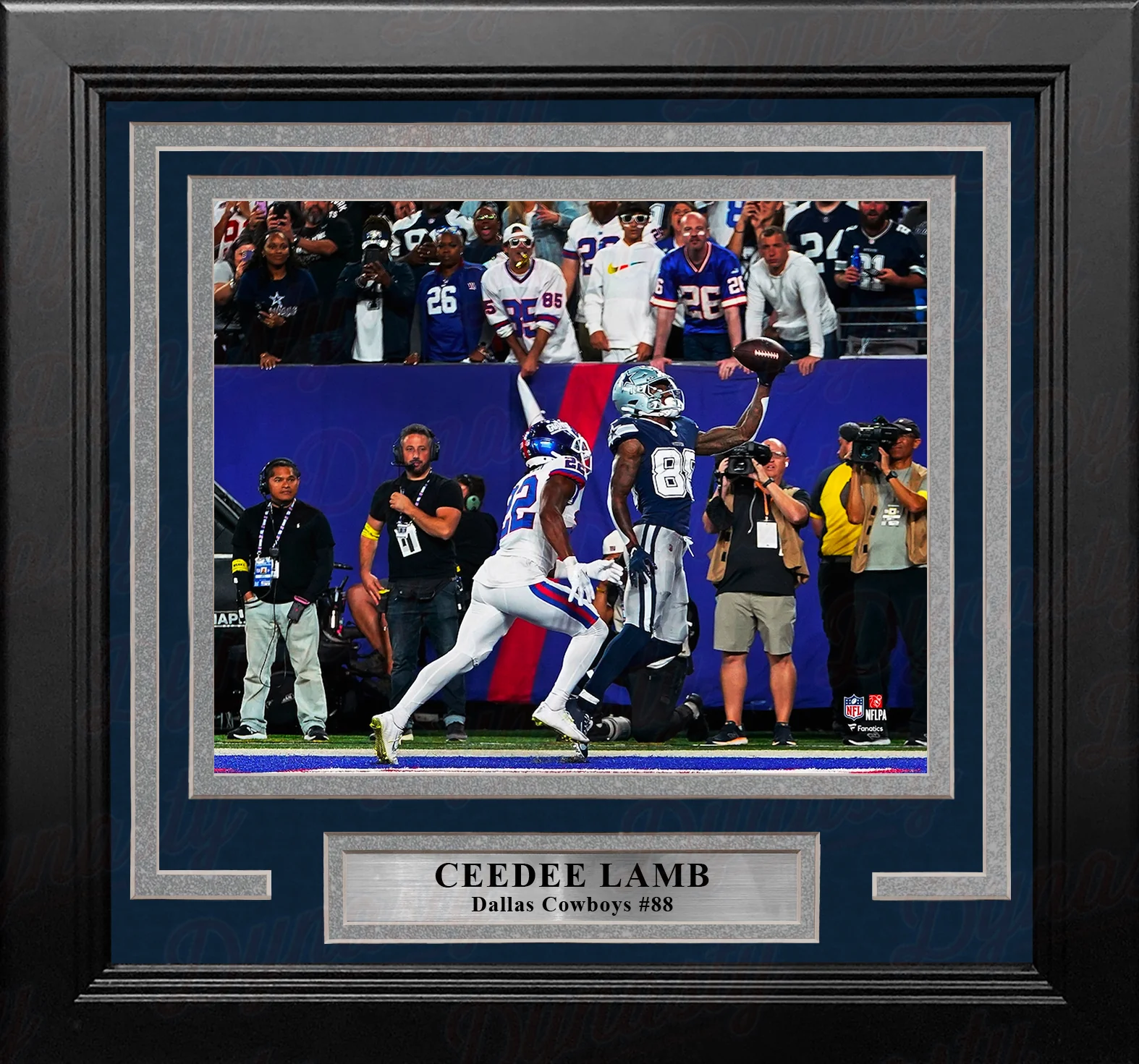CeeDee Lamb One-Handed Touchdown Catch Dallas Cowboys 8" x 10" Framed Football Photo