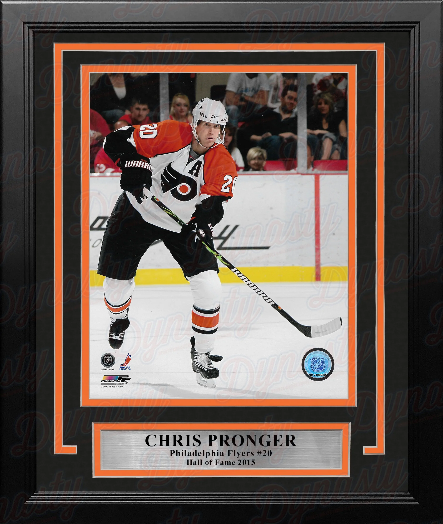 Chris Pronger in Action Philadelphia Flyers 8" x 10" Framed Hockey Photo
