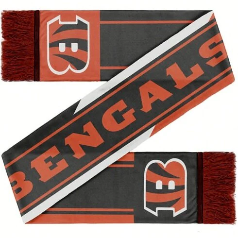Cincinnati Bengals Colorwave Wordmark Scarf