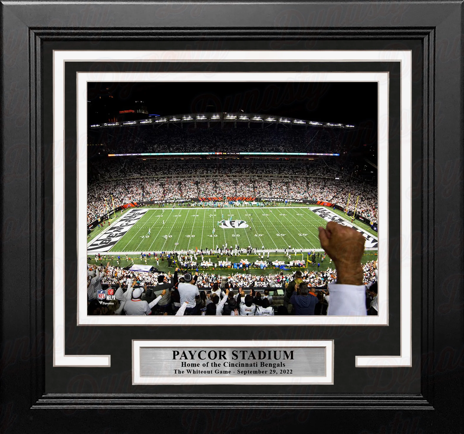 Cincinnati Bengals Paycor Stadium White-Out Game 8" x 10" Framed Football Photo