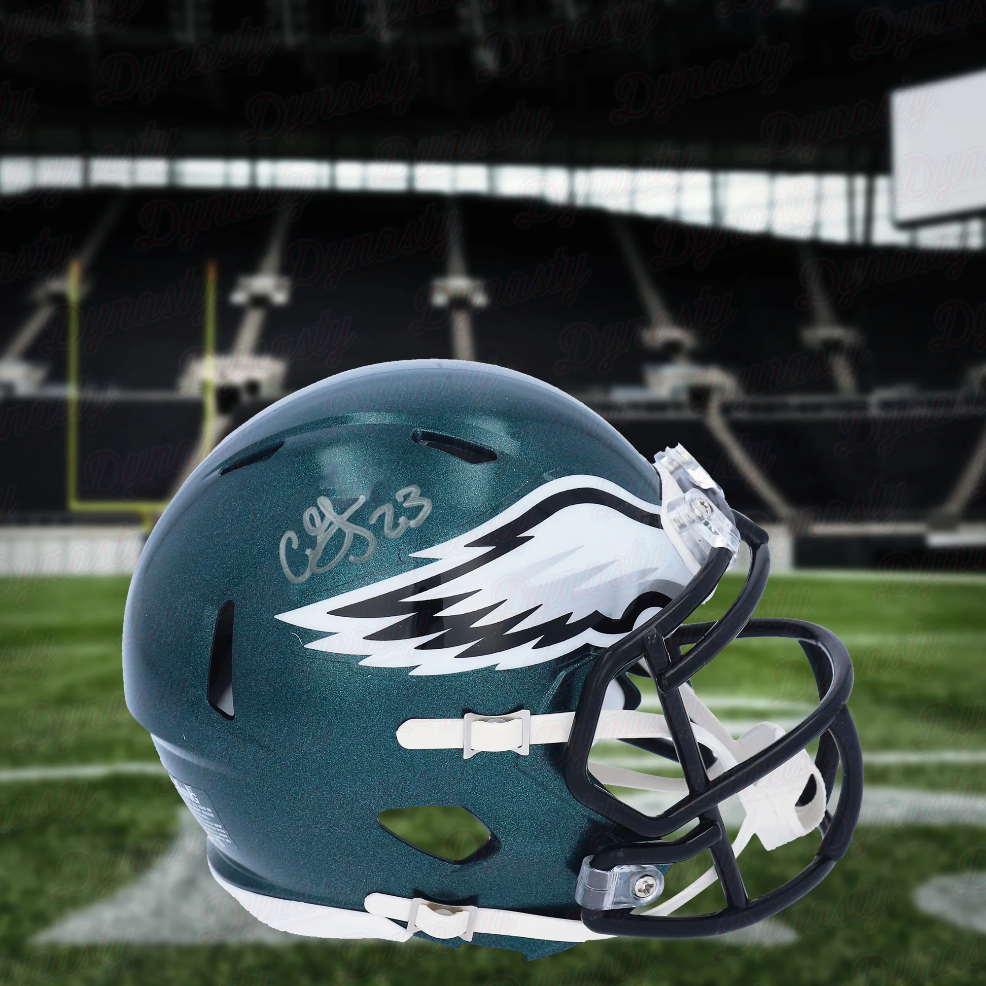 CJ Gardner-Johnson Philadelphia Eagles Autographed Speed Mini-Helmet