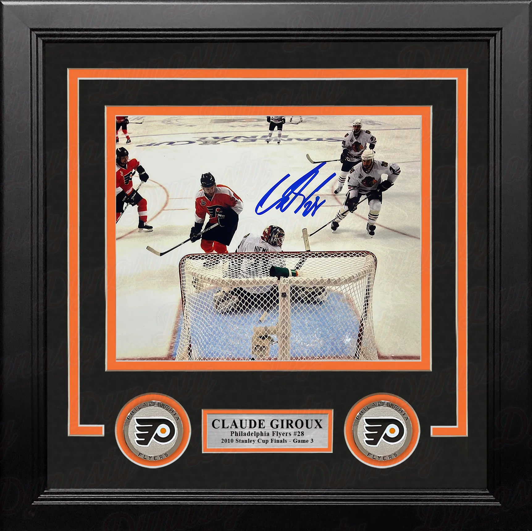 Claude Giroux 2010 Stanley Cup Finals Game 3 Philadelphia Flyers Autographed 8" x 10" Framed Photo