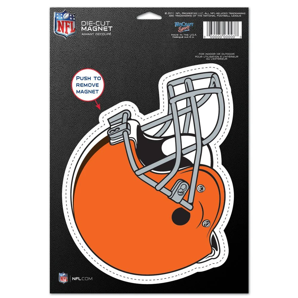 Cleveland Browns NFL Football 8" Die-Cut Magnet