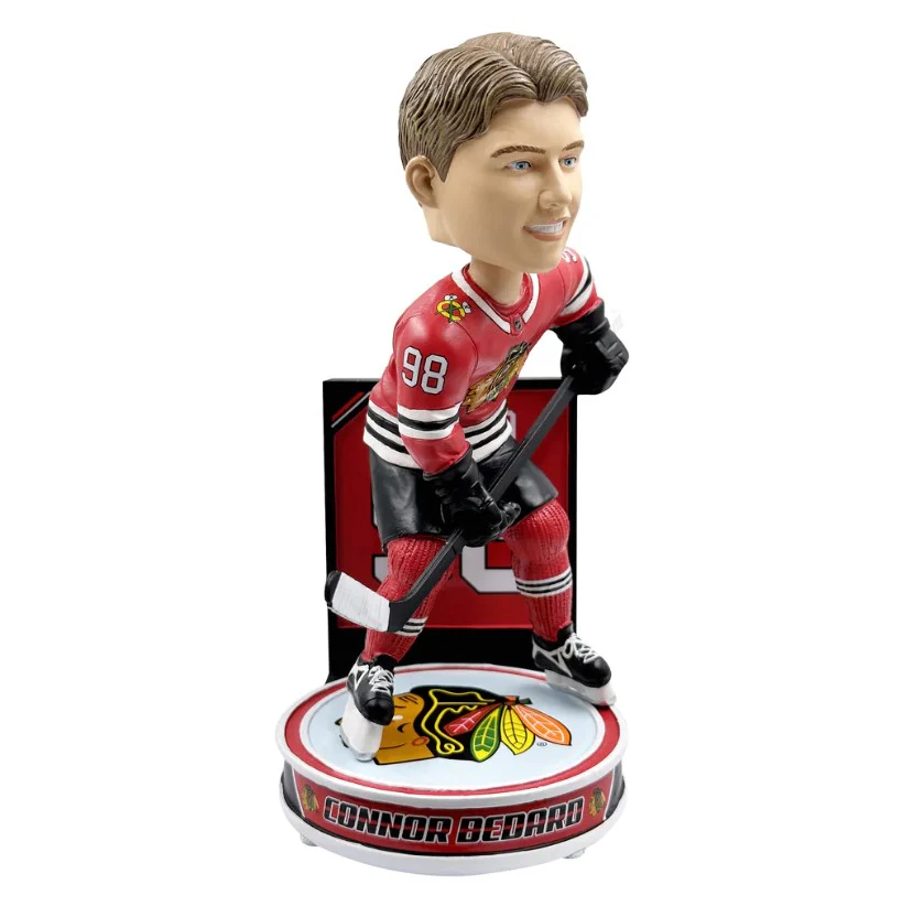 Connor Bedard Chicago Blackhawks Hero Series Bobble Head