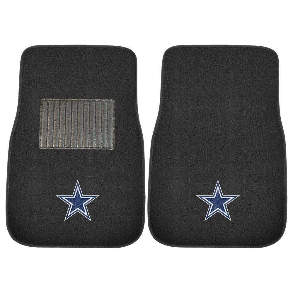 Dallas Cowboys 2 Piece Embroidered Car Mat Set