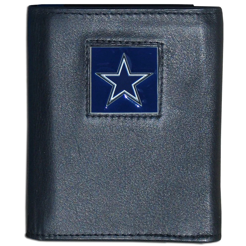 Dallas Cowboys FineGrain Leather Tri-Fold Wallet