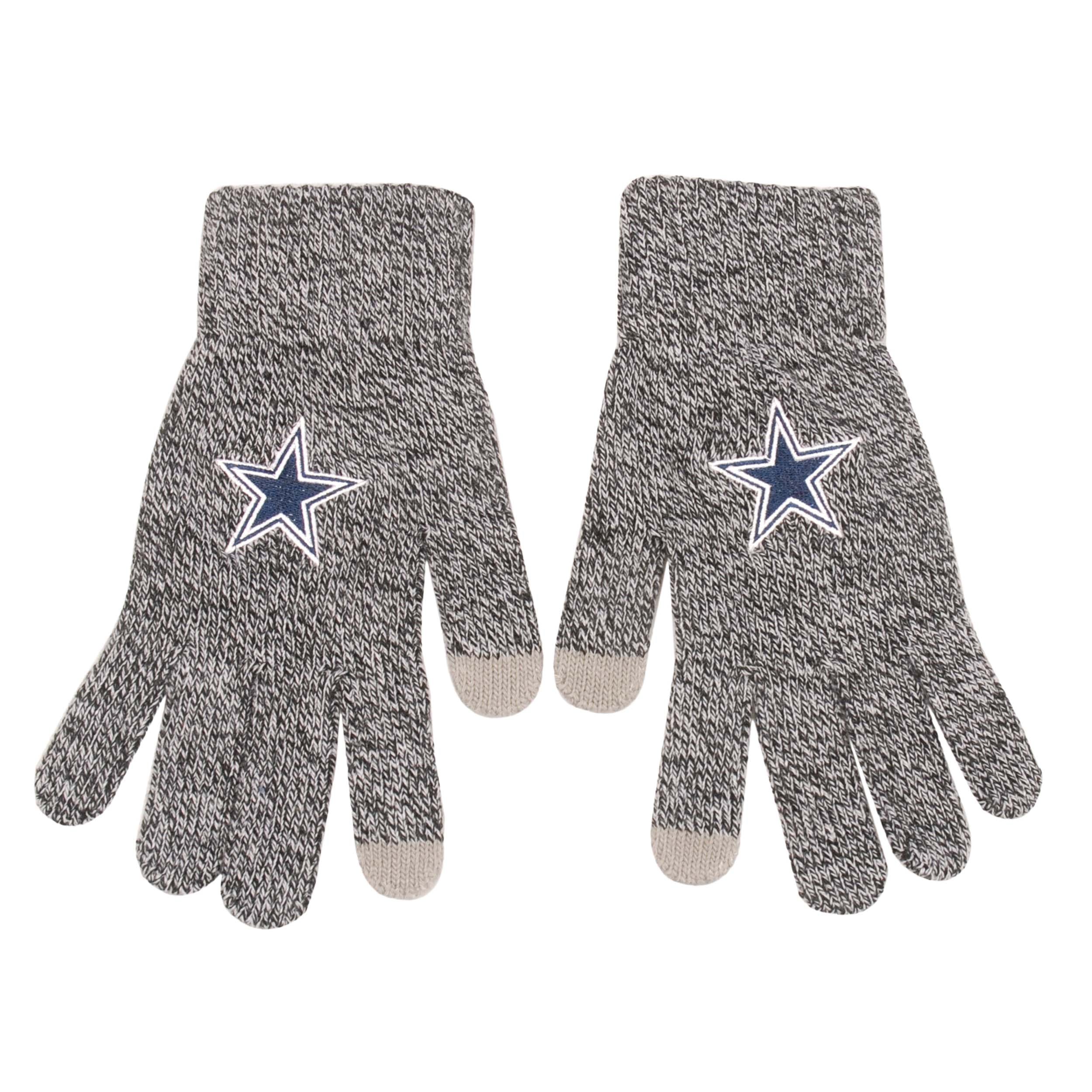 Dallas Cowboys Gray Knit Texting Gloves