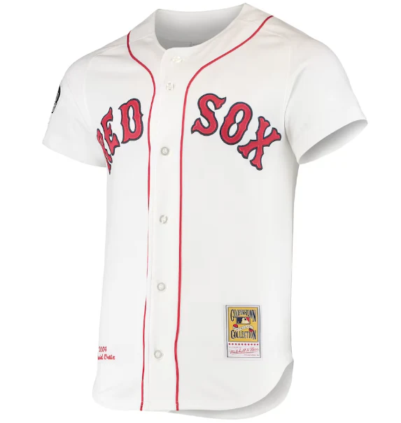 David Ortiz Boston Red Sox 2004 World Series Mitchell & Ness Home Authentic Jersey - Image 2
