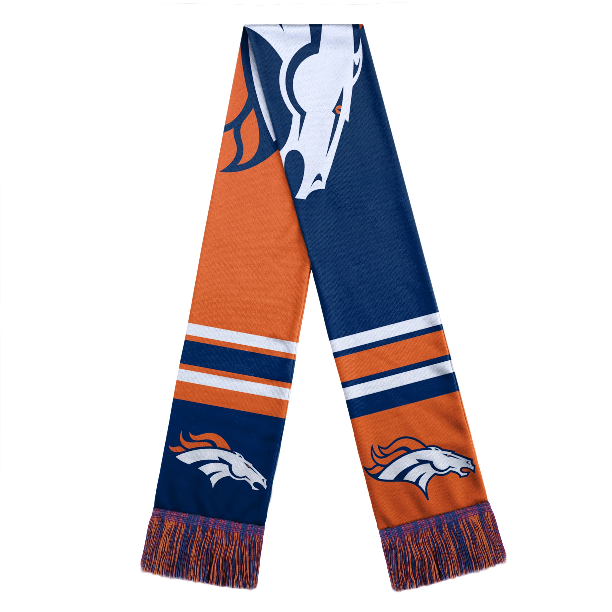Denver Broncos Color Block Big Logo Scarf