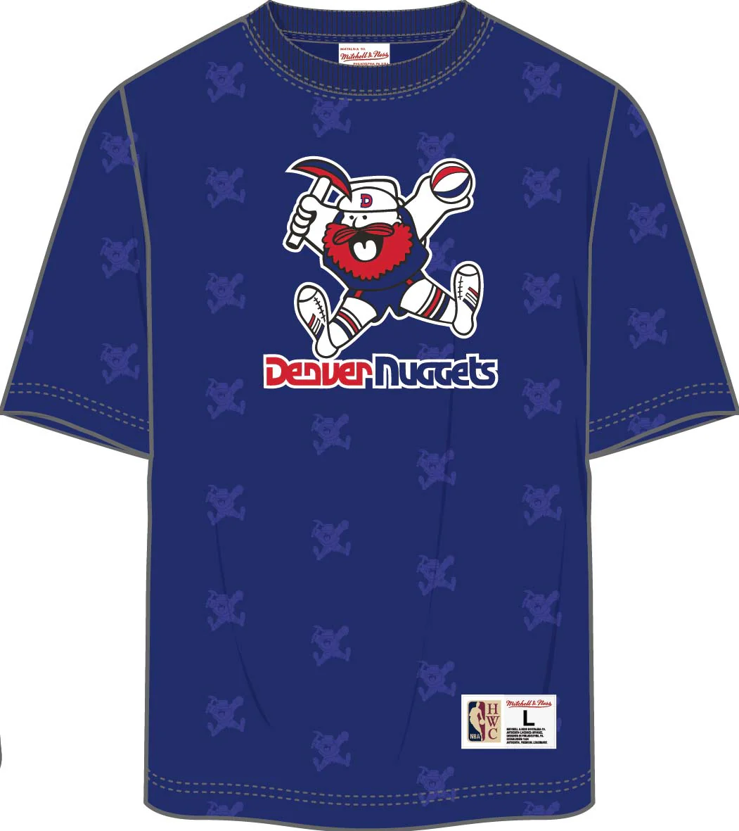 Denver Nuggets Mitchell & Ness All Over Print T-Shirt