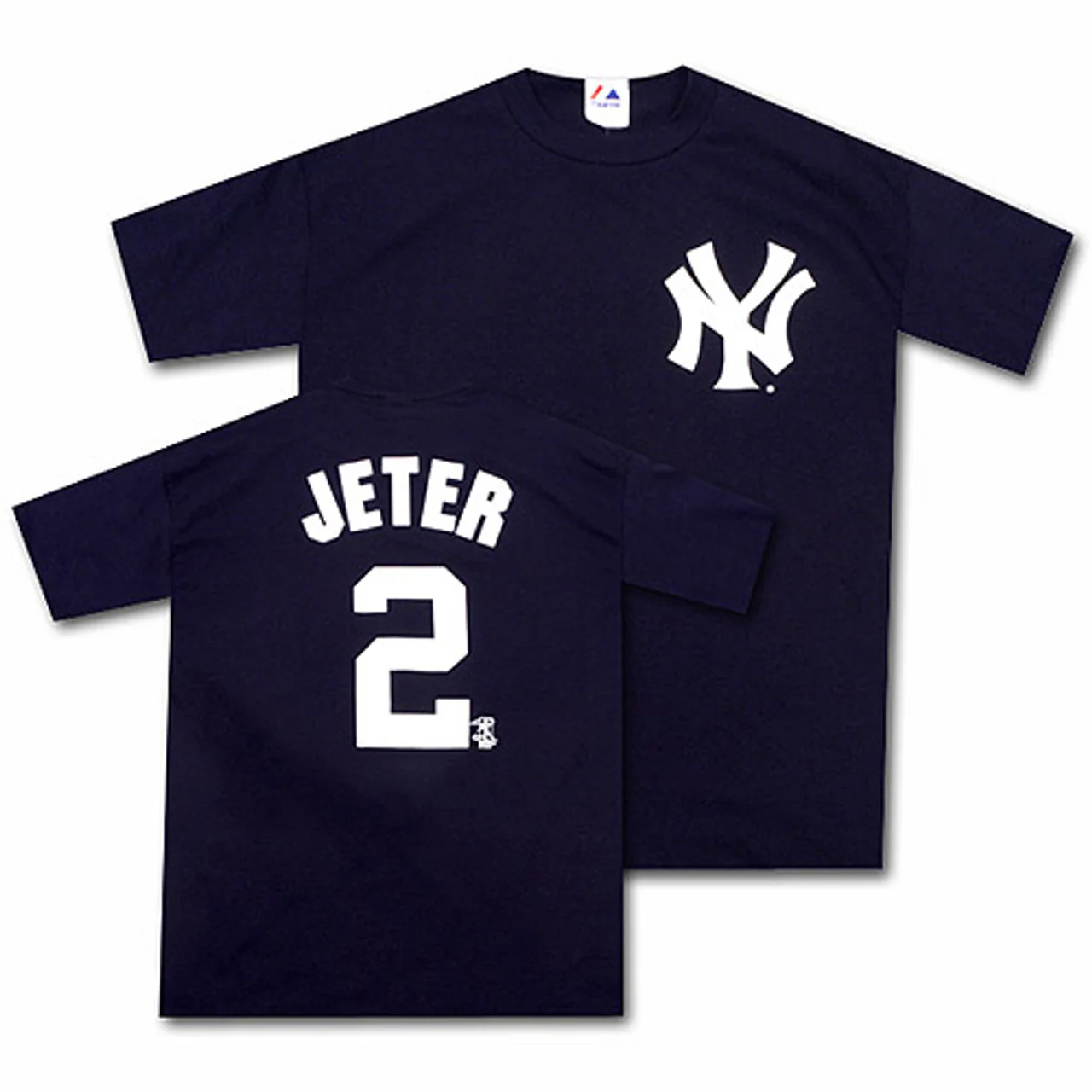 Derek Jeter New York Yankees Majestic Youth Name & Number T-Shirt