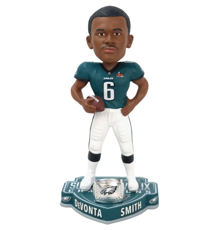 DeVonta Smith Philadelphia Eagles Super Bowl LIX Champions 8" Bobble Head