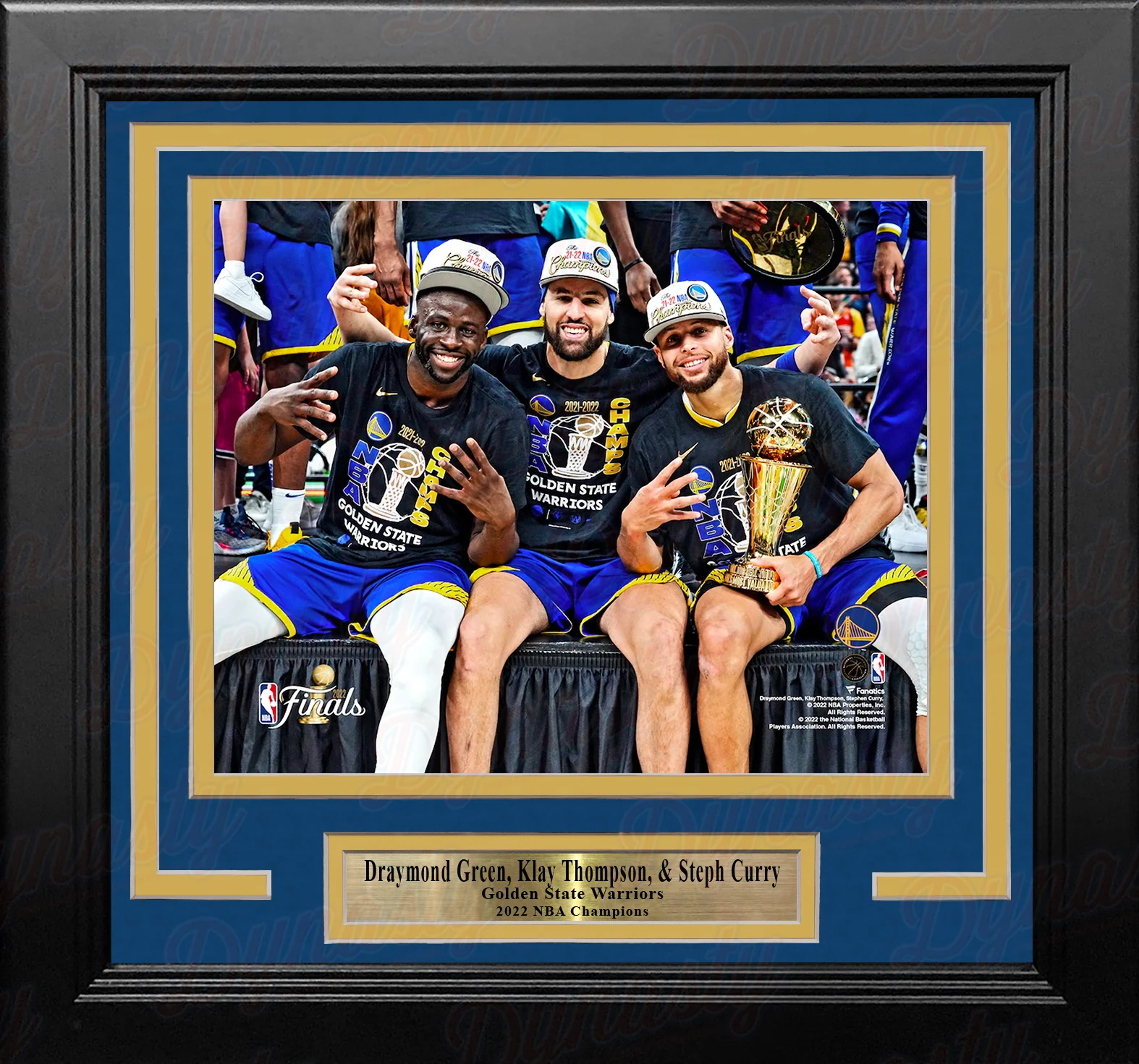 Draymond Green, Klay Thompson, Steph Curry Golden State Warriors '22 NBA Champions 8x10 Framed Photo