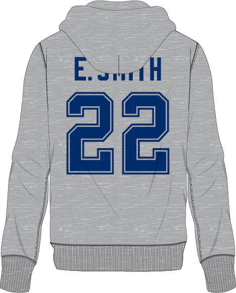 Emmitt Smith Dallas Cowboys Mitchell & Ness Throwback Name/Number Fleece Hoodie