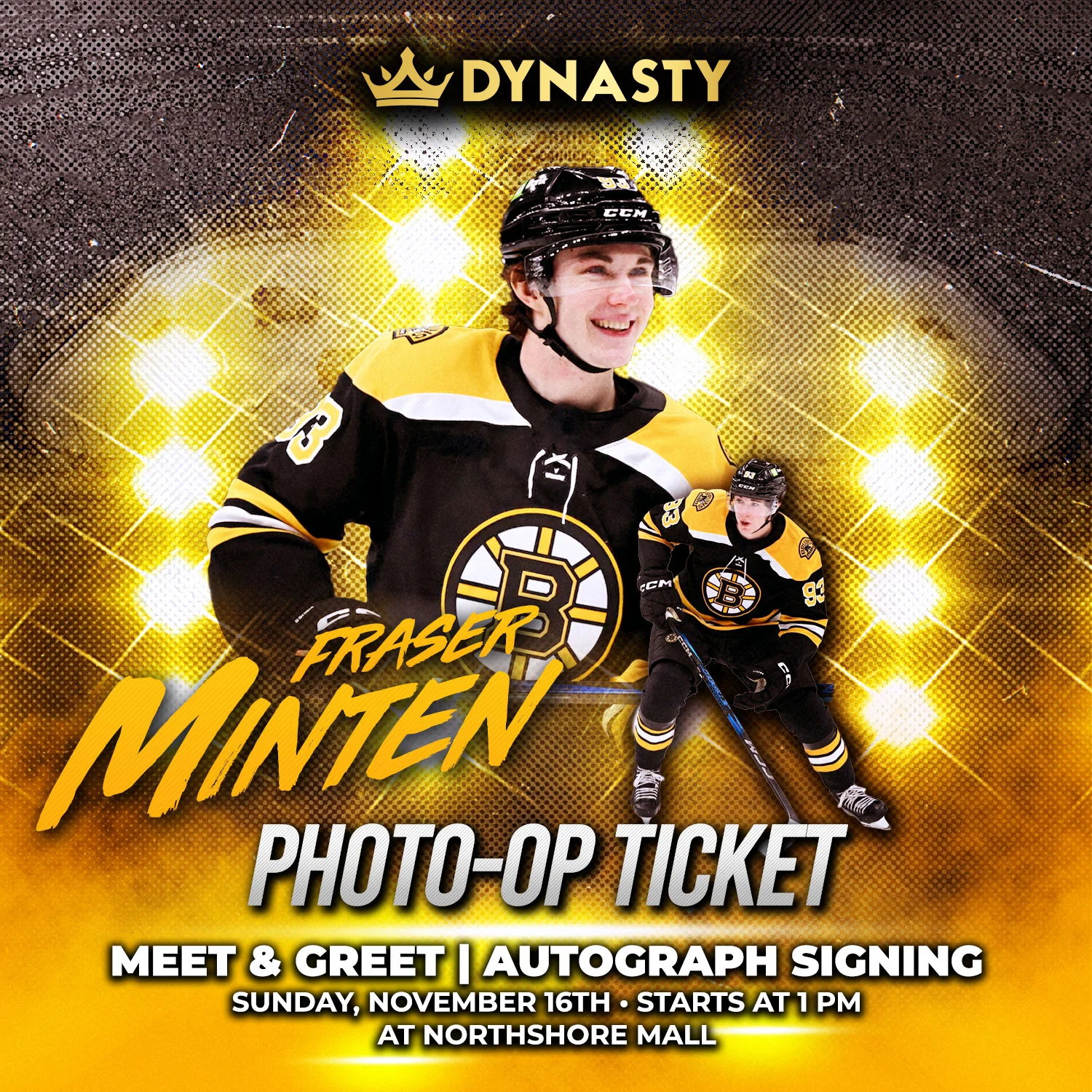 Fraser Minten Boston Bruins Experience Tickets - Image 3