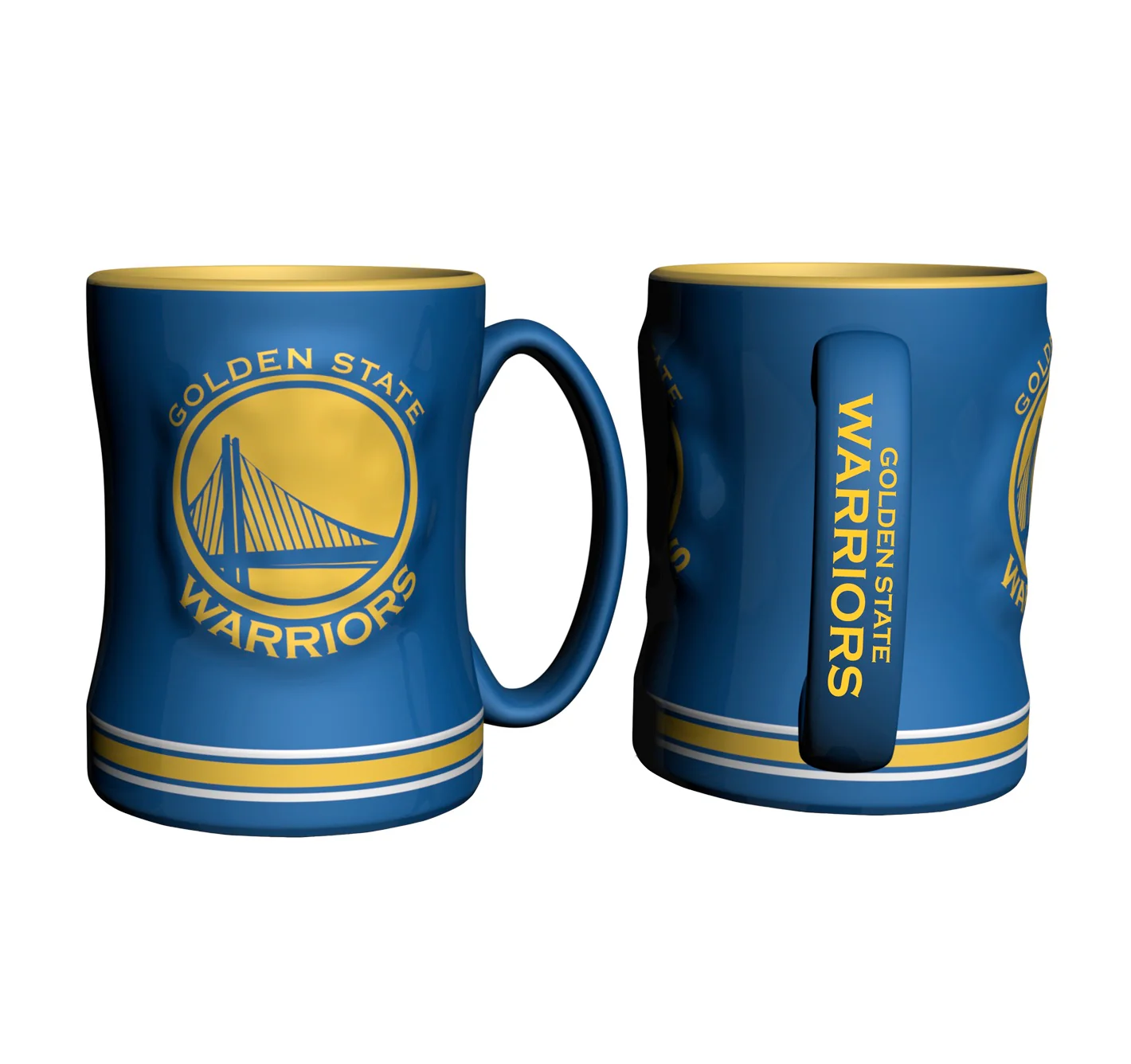 Golden State Warriors Logo Relief 14 oz. Mug