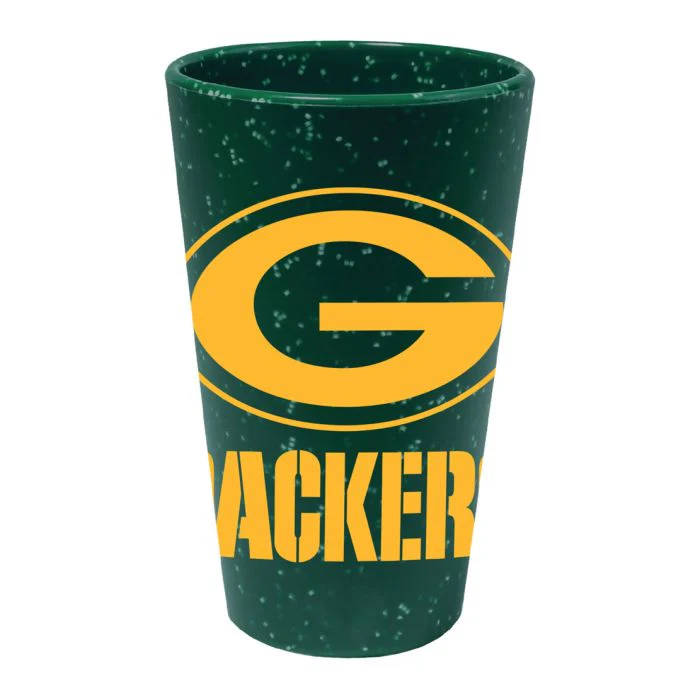 Green Bay Packers 16 oz Team Color Silicone Pint Glass