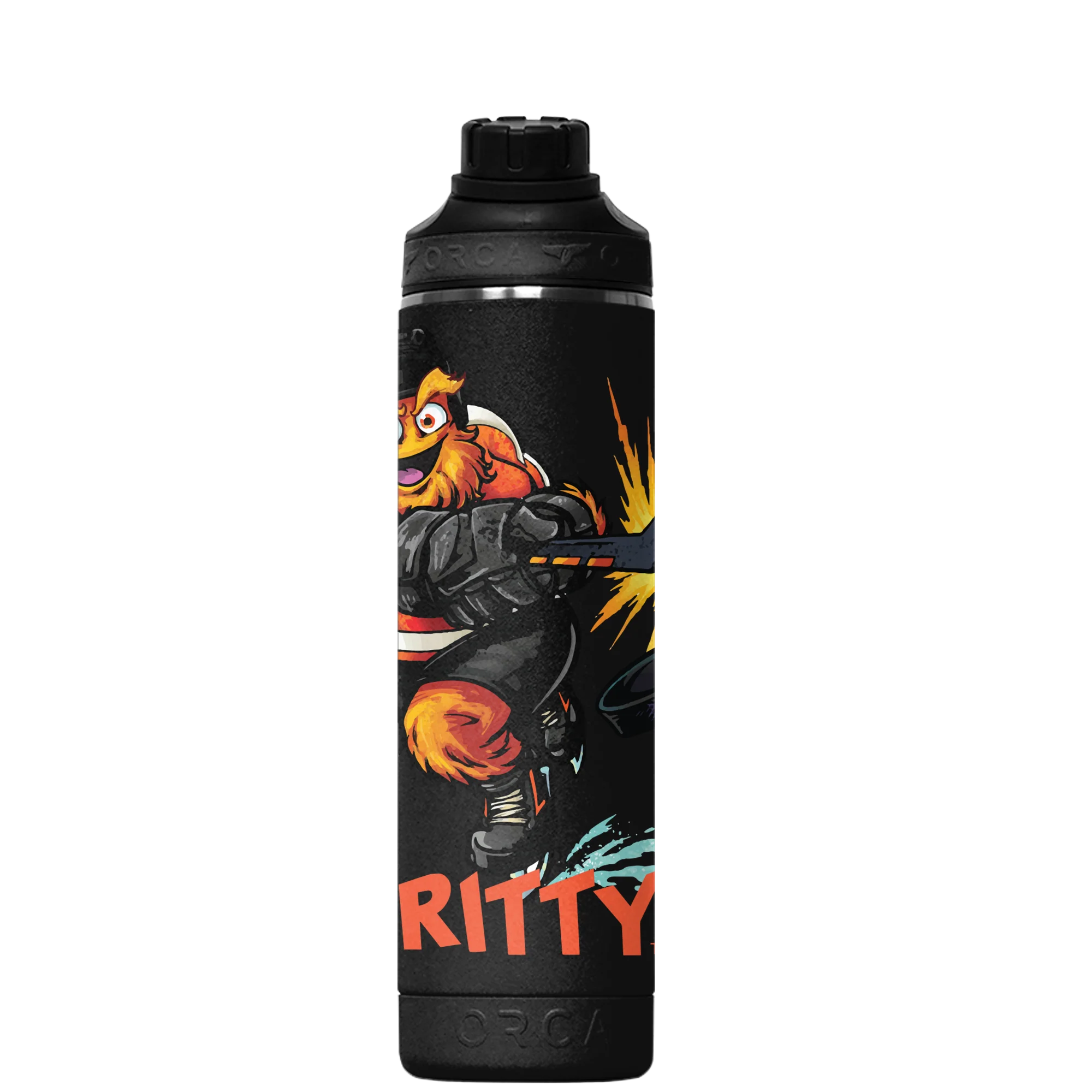 Gritty Philadelphia Flyers 22oz. Large Logo Mascot Hydra Water Bottle
