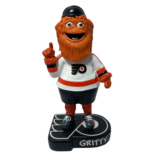 Gritty Philadelphia Flyers Hockey Away Jersey Mascot Bobblehead