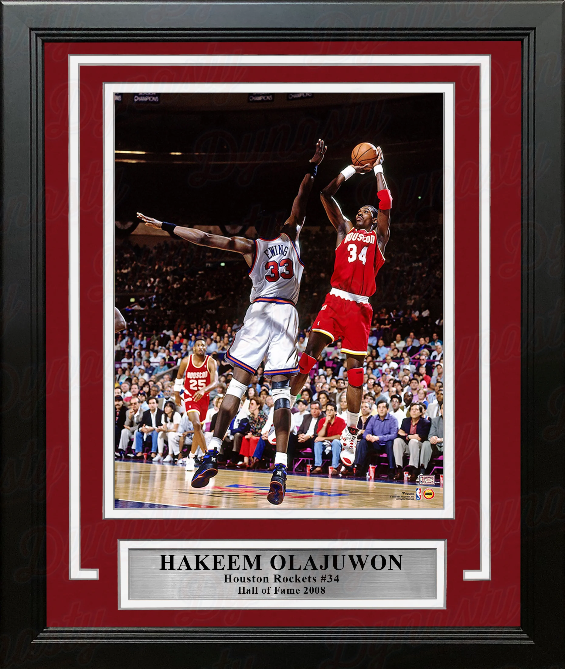 Hakeem Olajuwon in Action Houston Rockets 8" x 10" Framed Basketball Photo