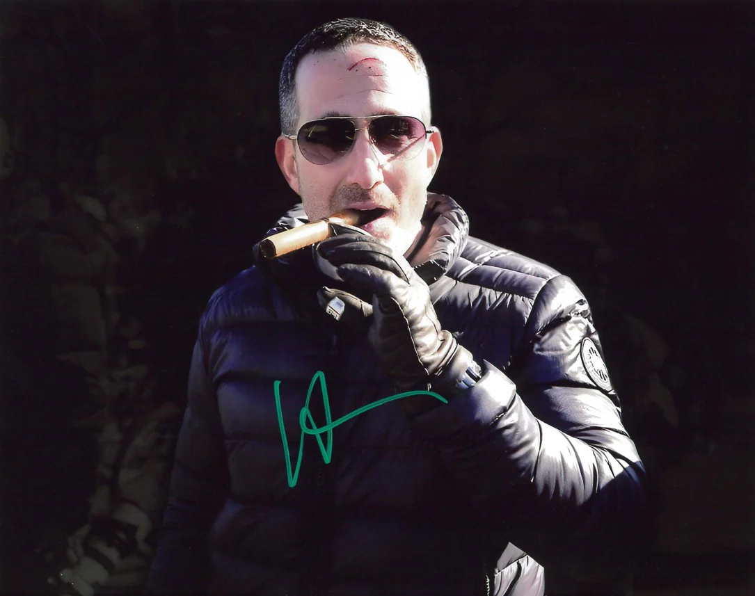 Howie Roseman Blackout Cigar Philadelphia Eagles Autographed 8" x 10" Football Photo