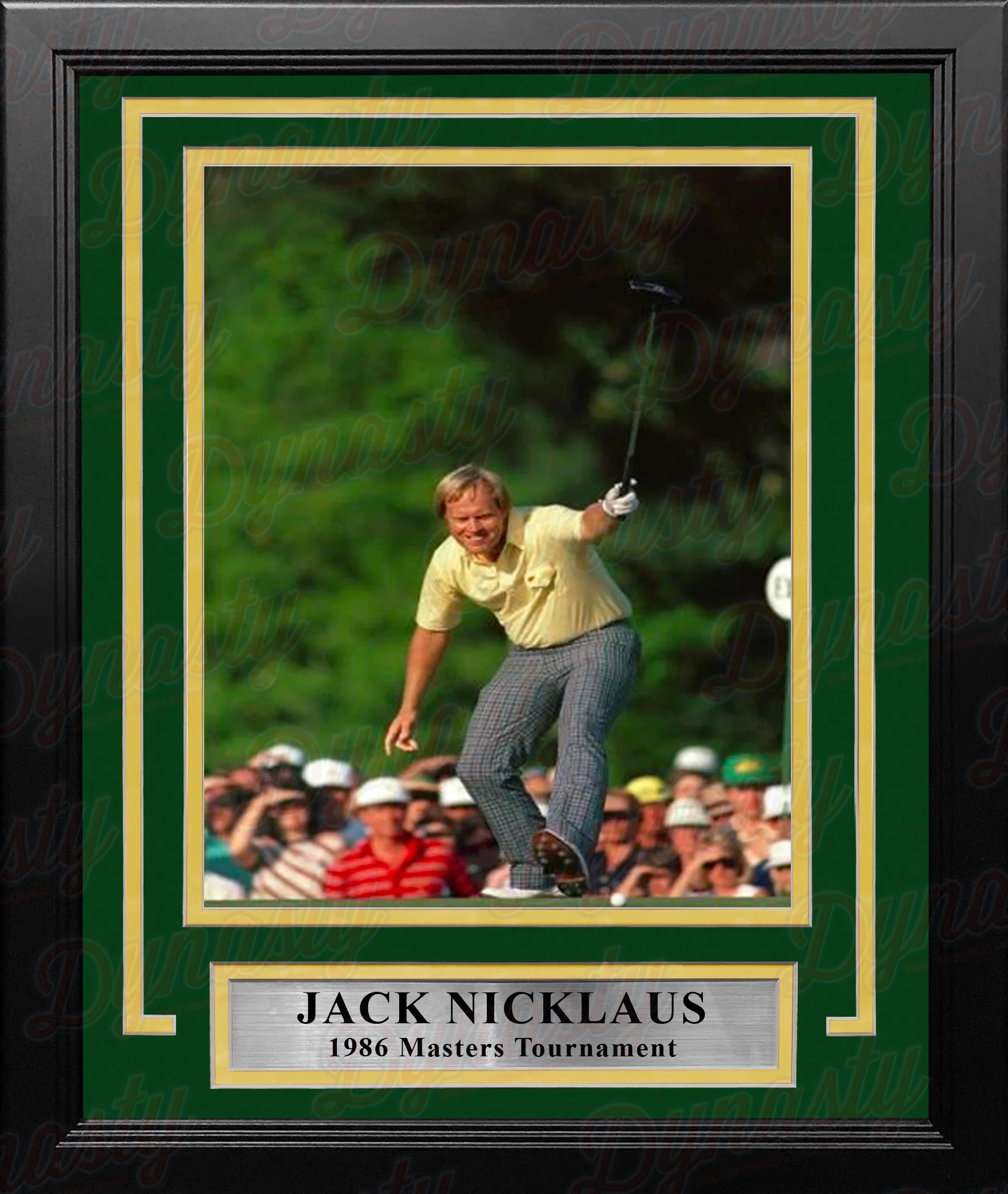 Jack Nicklaus 1986 Masters Tournament Putt 8" x 10" Framed Golf Photo