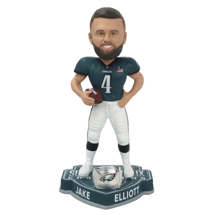 Jake Elliott Philadelphia Eagles Super Bowl LIX Champions 8" Bobble Head