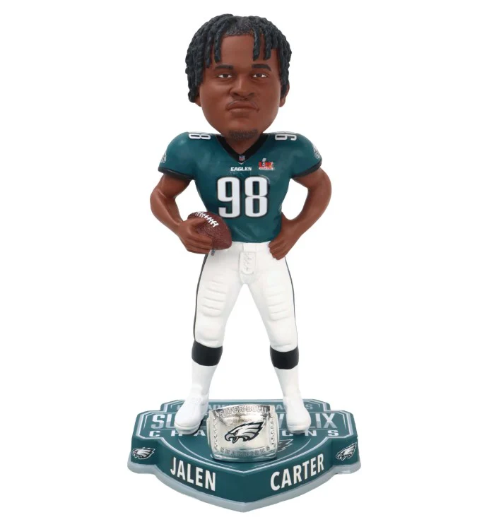 Jalen Carter Philadelphia Eagles Super Bowl LIX Champions 8" Bobble Head